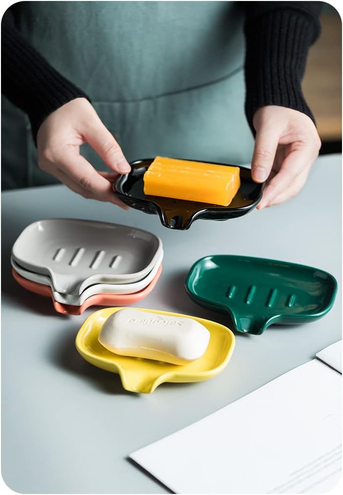 Self Draining Soap Holder / Green