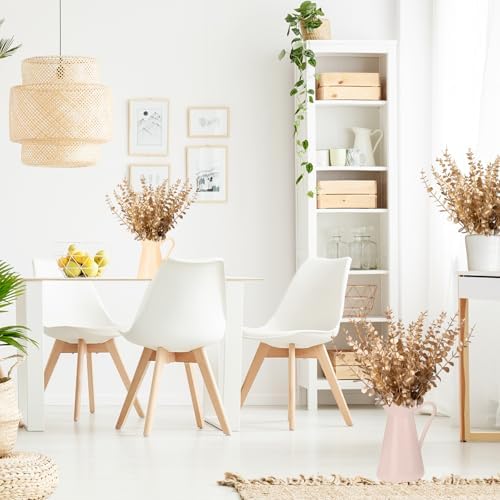 FEQO 36 Pcs Gold Artificial Eucalyptus Stems 15" Faux Eucalyptus Branches