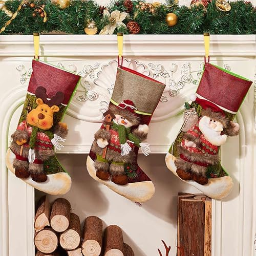 Stocking Holders for Mantle,Christmas Stocking Hooks for Fireplace
