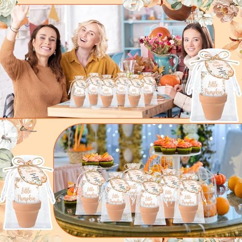 Reallnaive Little Pumpkin Baby Shower Party Decorations Set