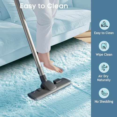 Ophanie Light Blue Rug,Boys 4x6 Rugs for Bedroom Carpet Nursery Aesthetic,Kids Playroom Area Rugs for Girls Teen Home