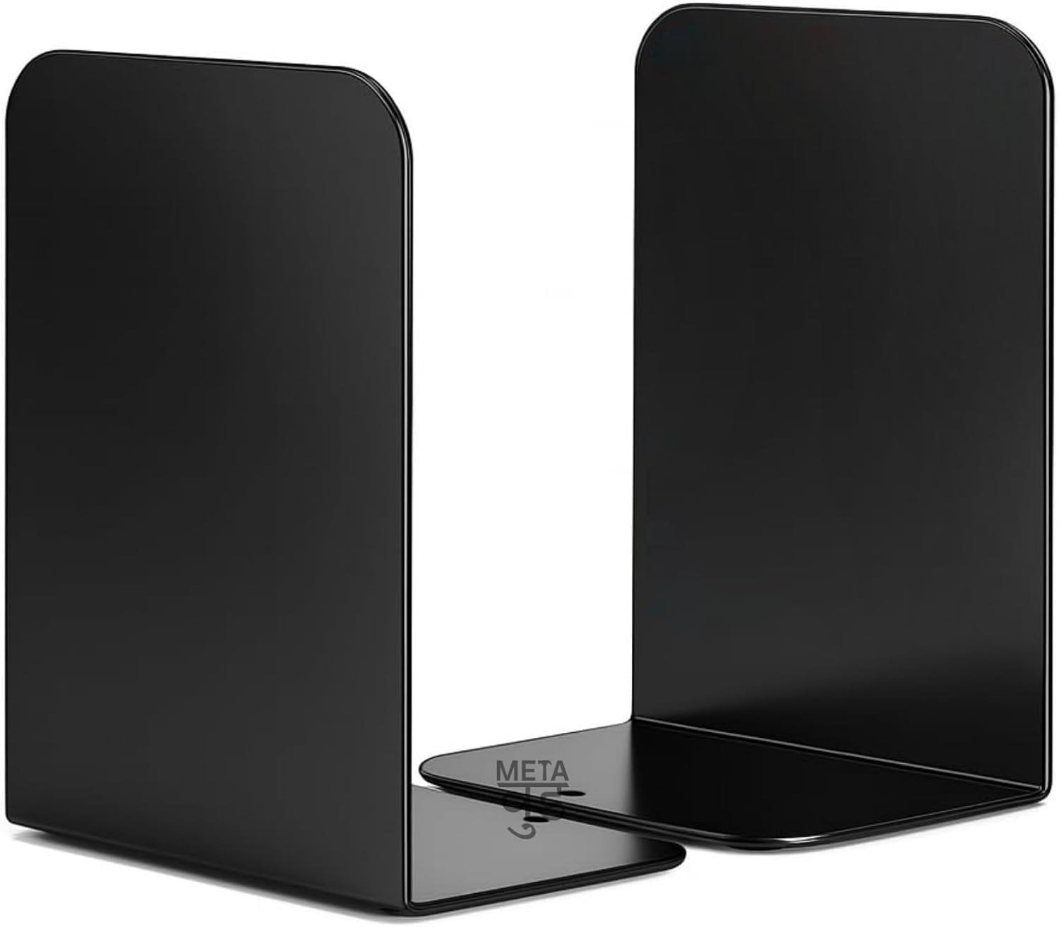 ® 2 Heavy Duty Metal Bookends for Books / Plain