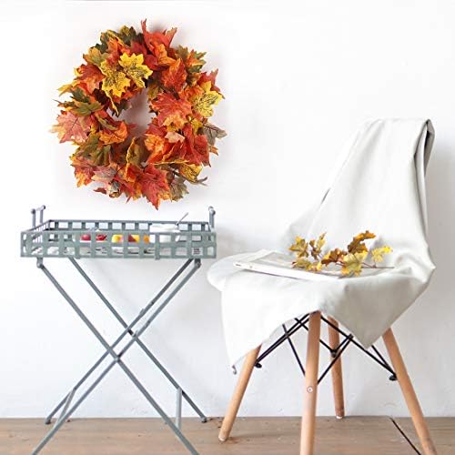 RECUTMS 2 Pack Fall Maple Garland Autumn Hanging Fall Leave Vines