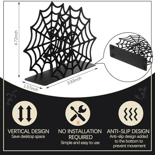 Cobweb Metal Napkin Holder Gothic Table Tissue Dispenser