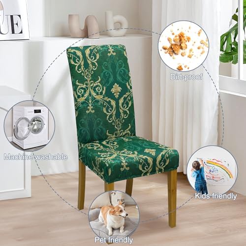 Dining Chair Covers, Stretch Seat Covers, Washable Furniture Protector