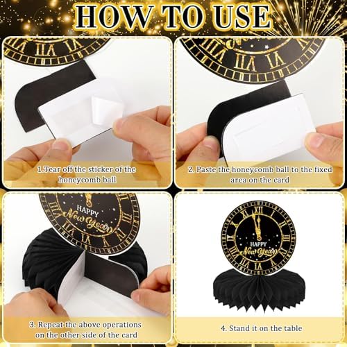 10Pcs Happy New Years Table Centerpieces Decorations 2027