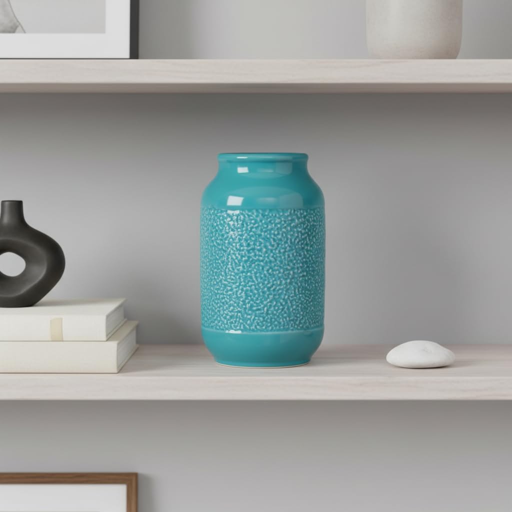 Modern Boho Vases Home / Lake Blue / 9 Inch