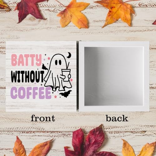 Halloween Ghost Coffee Sign Halloween Decor