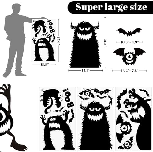 Halloween Window Clings for Glass Windows Halloween Window Decorations
