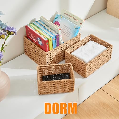 Woven Storage Basket / Neutral / Natural / Set of 3