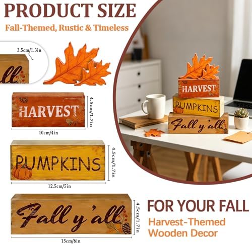 Harvest Leaves Fall Decor, Fall Decorations for Home