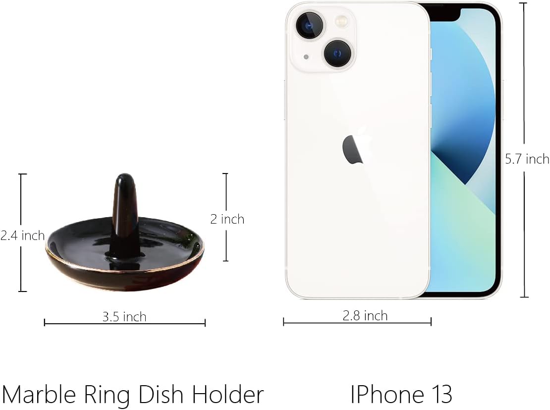 Round Ring Tray Holder / Black / 4 Inch
