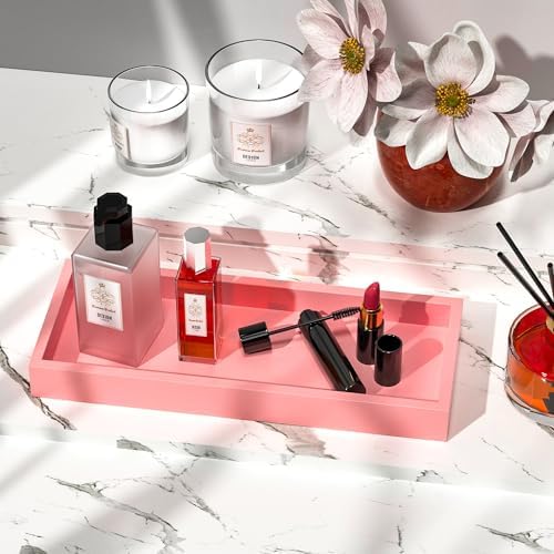 Kitchen Tray for Soap Dispenser Spice Salt / 11.3 x 4.4 x 1.1 / Pink