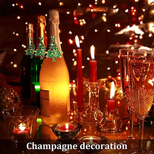 Outus 12 Christmas Tree Napkin Rings Metal Holders Xmas Holiday Table