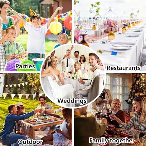 Germiwipe 2500 Pcs Napkin Bands, Paper Napkin Rings Self-Adhesive, (Green)