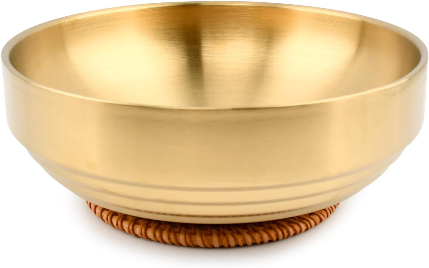 Modern Key Holder Fruit Dish Catch All Bowl / Gold,8.3 Inches / 8.3 Inch