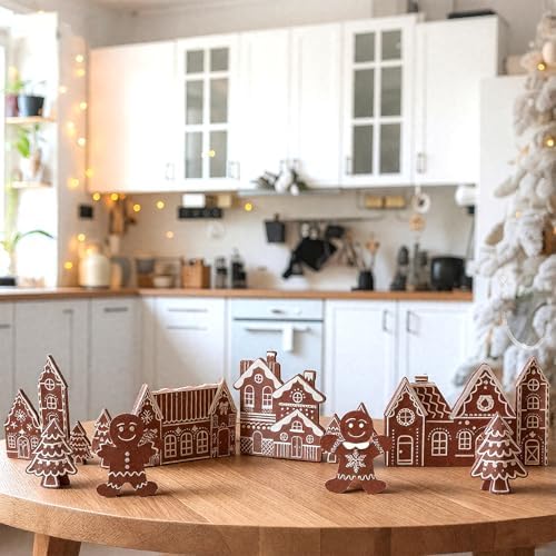 Colingmill 32'' Christmas Gingerbread Man Tabletop Wooden Decor Tree Sign
