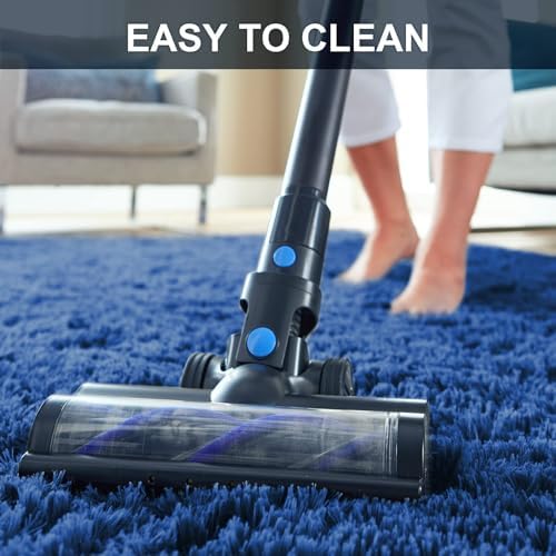 Ophanie Blue Runner Rug for Hallway, 2x6 Bedroom Bedside Living Room Rugs, Non Slip Fluffy Soft Shaggy Carpet for Kids
