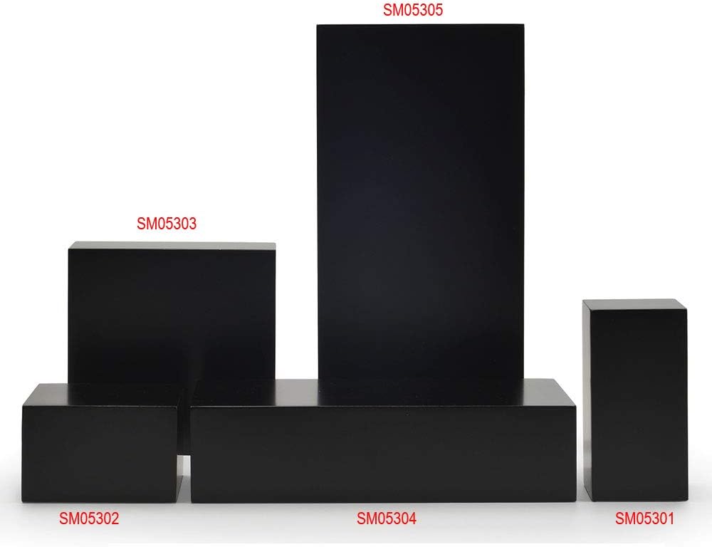 Solid Wood Minimalism Style Jewelry Display Stand Showcase Jewelry Organizer / SM05302 / Black
