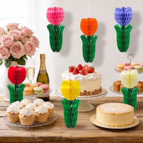 Pedel Tulip Honeycomb Centerpieces