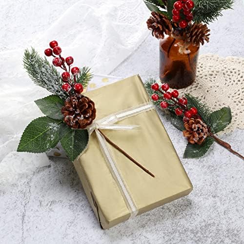 Boao 12 Pcs 11'' Large Christmas Pine Picks Tree Decoration