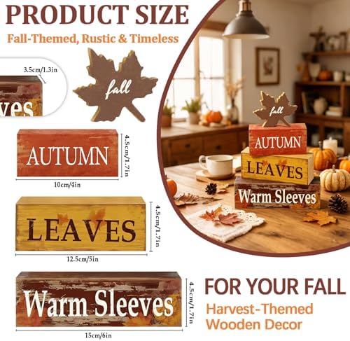 Maple Leaves Fall Decor, Fall Decorations for Home
