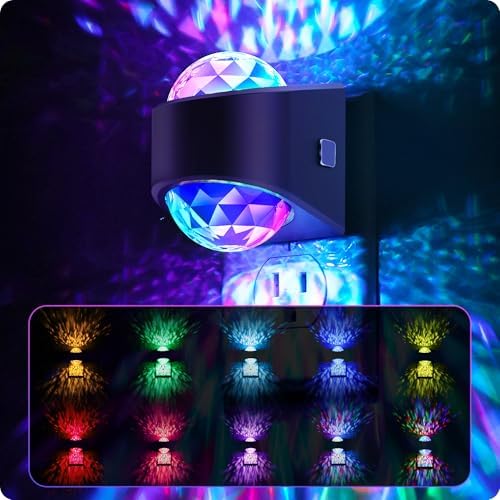 Briignite Night Lights Plug into Wall, Star Projector for Bedroom [2 Pack]