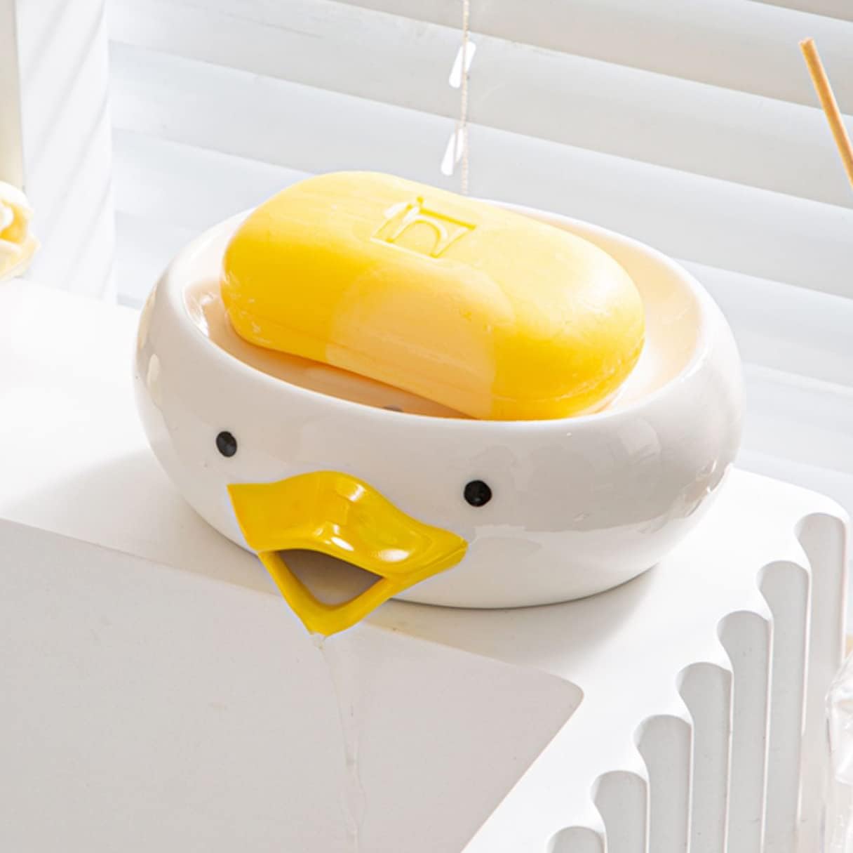 Soap Holder Ceramic Soap Dish / Duck.1