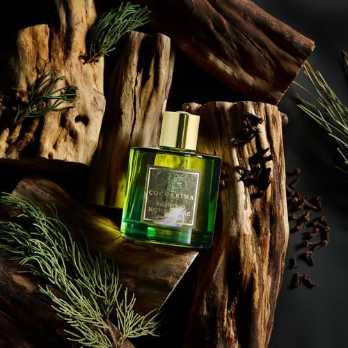 COCORRÍNA Reed Diffuser - Redwood National Park 6.7 Fl.oz Reed Diffuser Set with 8 Sticks & Preserved Baby's Breath