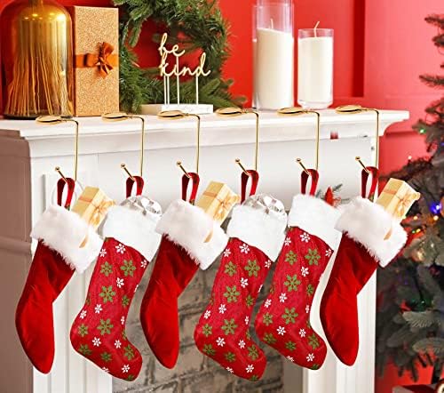 Christmas Stocking Holders for Mantle, Upgrade Fireplace Stocking Holder