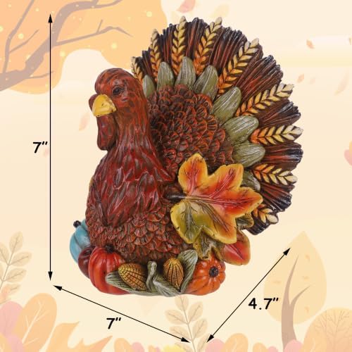 winemana Thanksgiving Turkey Decorations Indoor Table Centerpieces Decor