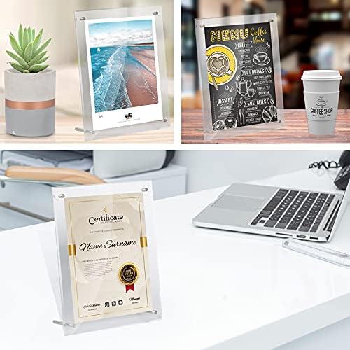 Modern Acrylic Photo Frame / 8 x 10 / 1pc / Clear