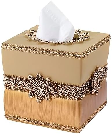 Elegant Bathroom Decor / Multicolor / Tissue Box Cover