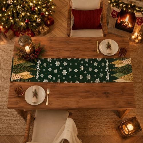 Christmas Decorations - Merry Christmas Table Runner