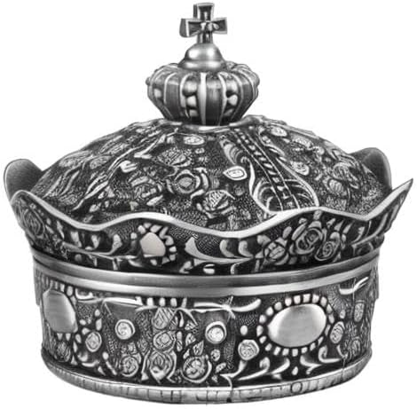 Creative Vintage Metal Alloy Design Jewelry Box Ring Trinket Case Christmas Birthday / Crown / Small