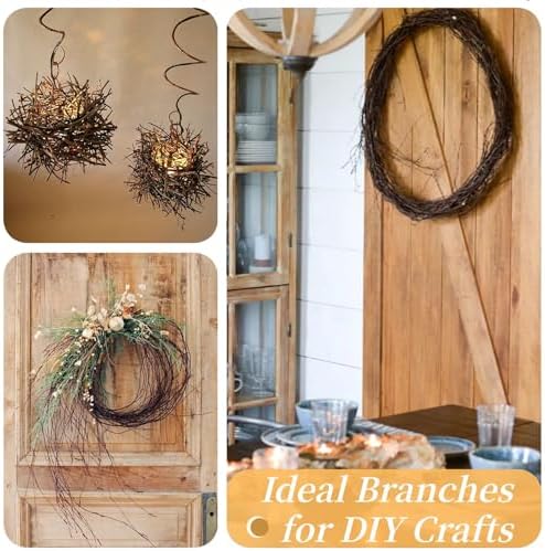 60Pcs Real Dried Birch Twigs Branches 16 Natural Decorative Birch Branches