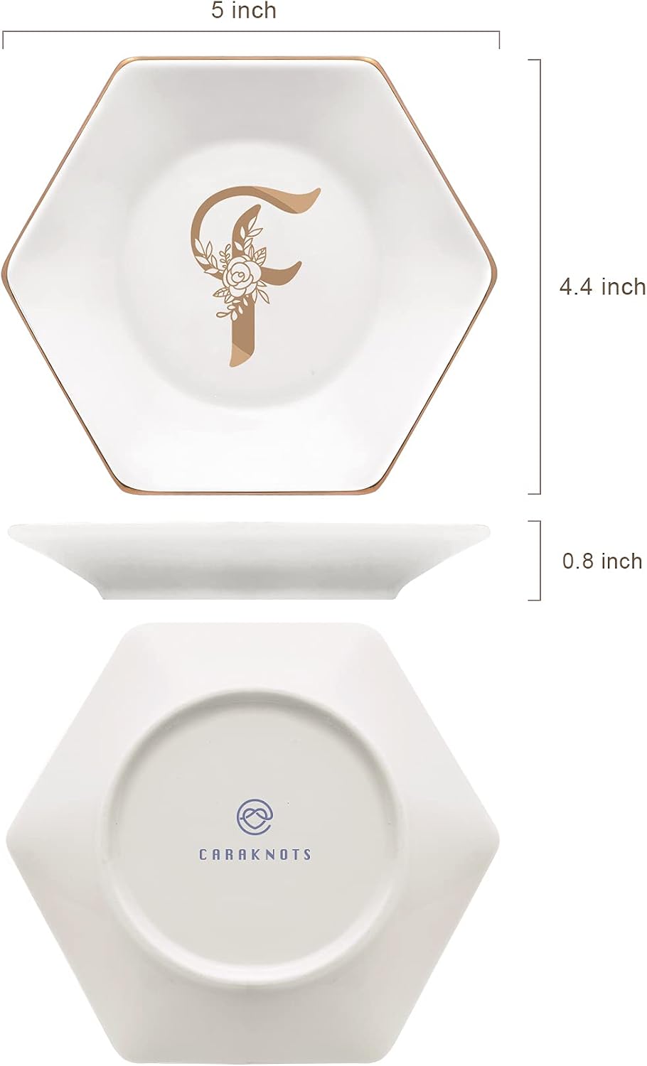 Ceramic Ring Holder / F / White