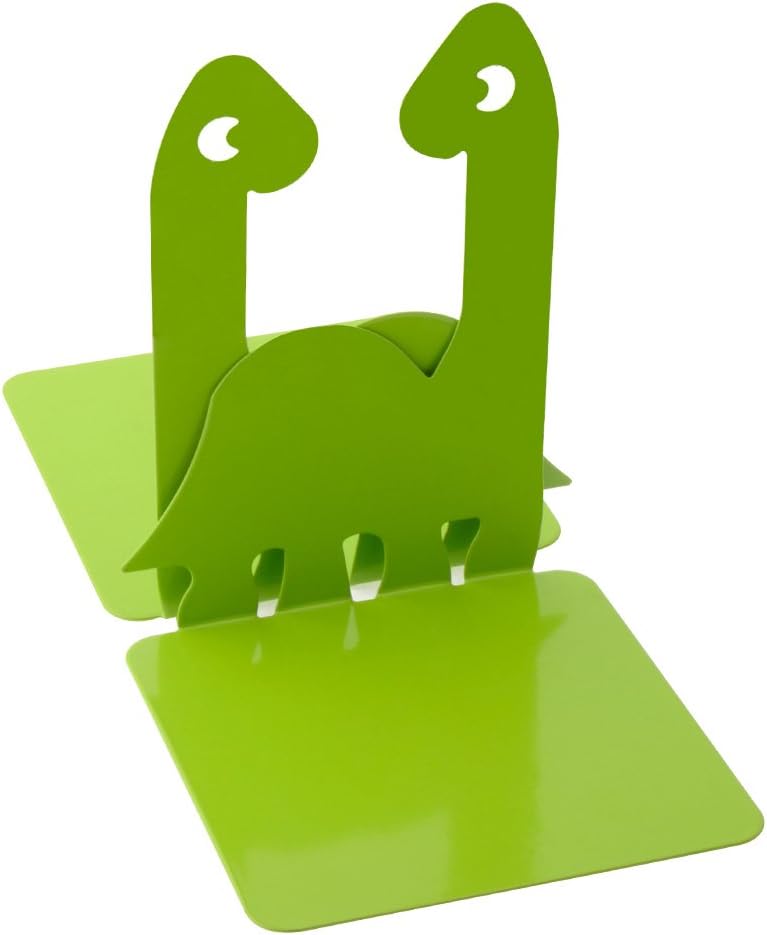 Decorative Metal Book Ends / Green