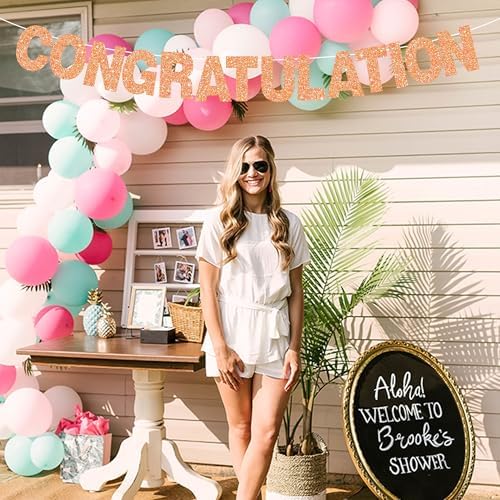 BEISHIDA Light Orange 116 PCS A-Z DIY Letter Custom Banner Party Decor