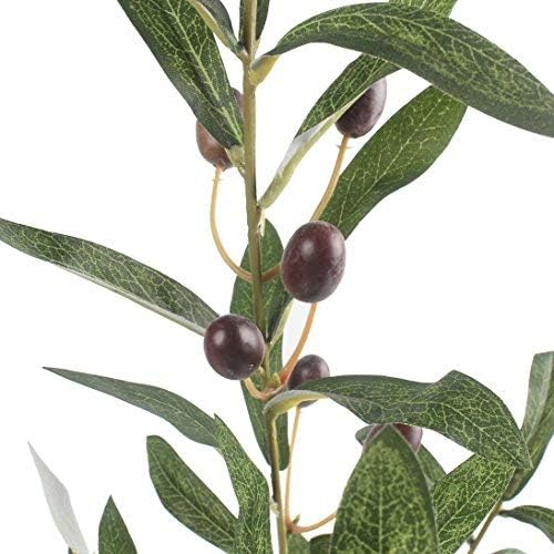 Artificial Olive Branch Stems / Green / 28 Inch / Set of 5