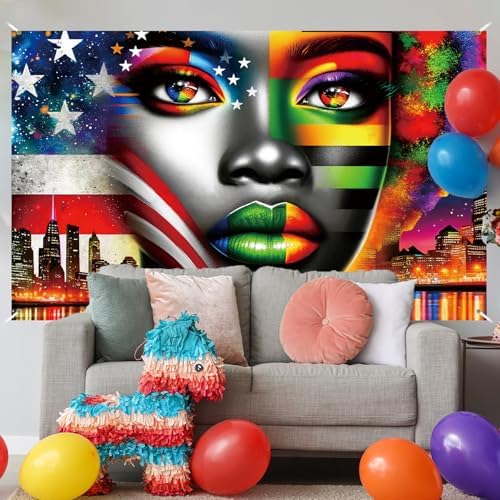 Juneteenth Photo Backdrop June 19 1865 Decoration for Home