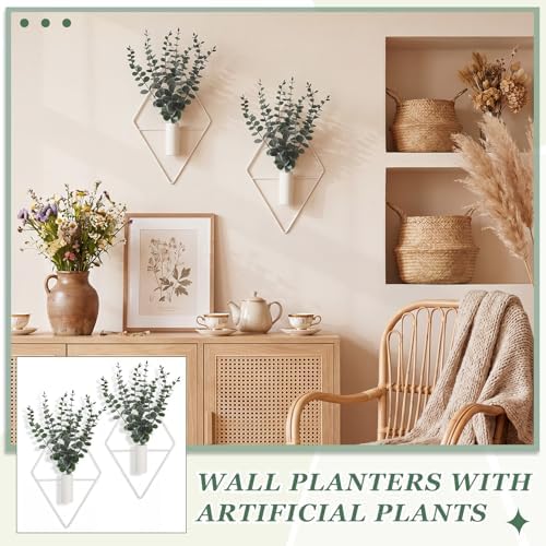 Jexine Hanging Artificial Planters Wall Decor