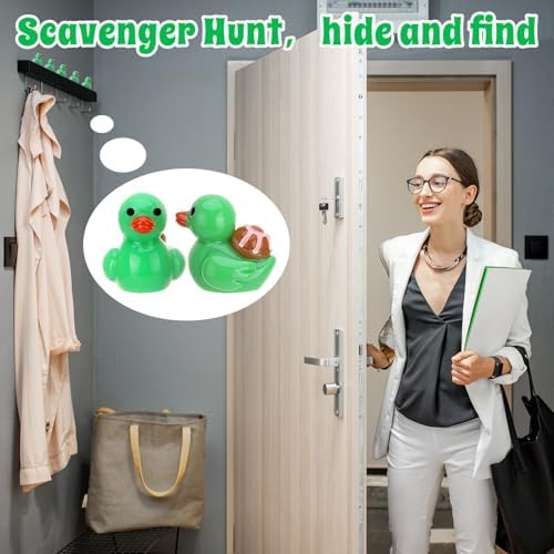 50 Pcs Turtle Ducks Toy Figures, Mini Turtle Resin Ducks Bulk