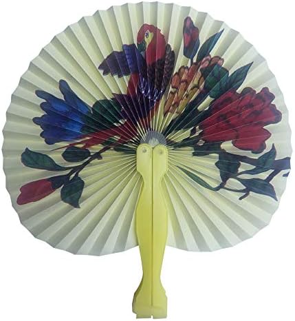 30 Pcs 3.5" Mini Chinese Paper Fans