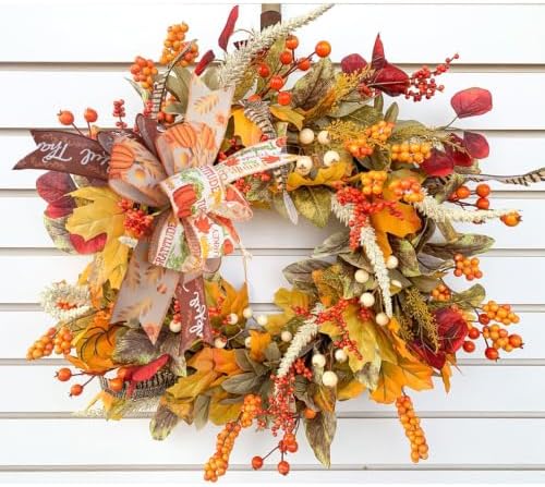 Fall Lantern Bow Wreath Bow Decor Bow Halloween Lantern Bow Orange Pumpkin Lantern Bow Fall Lantern Thanksgiving Autumn