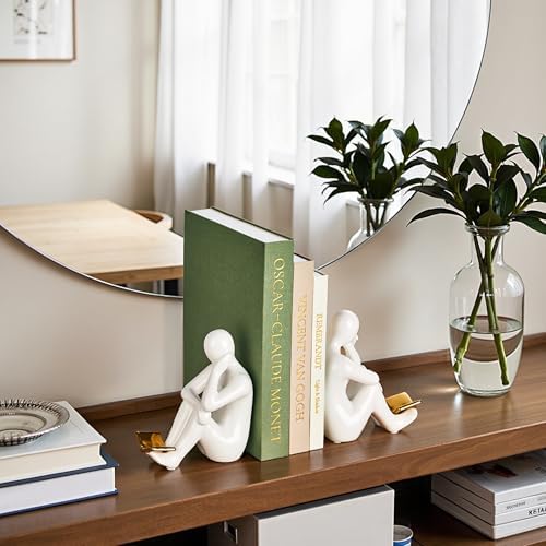 Linen Faux Books / Sage-beige-apricot / Set of 3