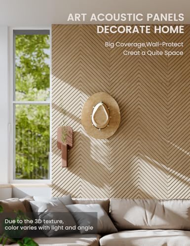 Fluxynara 6-Pack Large Felt Bulletin Board, Natural Oak Pyramid