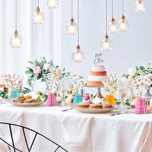 Wildflowers Honeycomb Centerpieces