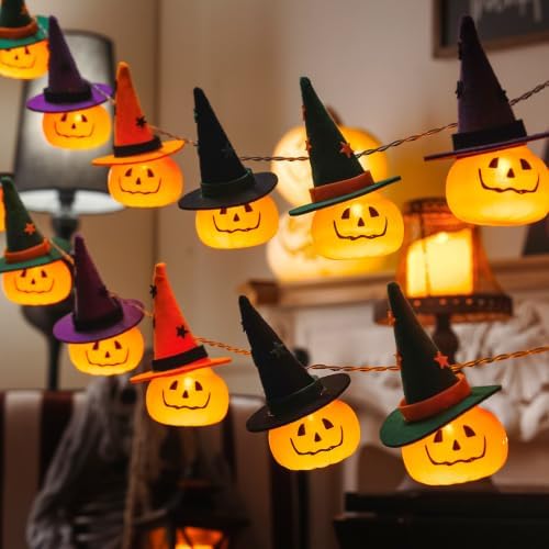 Halloween String Lights, 4.9FT 10 LED Halloween Fairy Light Decor
