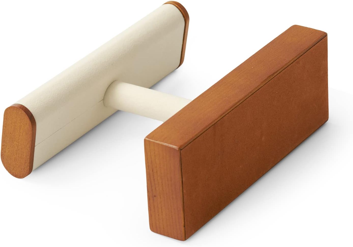 Oirlv Solid Wood Watch Stand,Watch Organizer Holder for Men(Cream) | Fits 4 watches,Great for Display Watches and